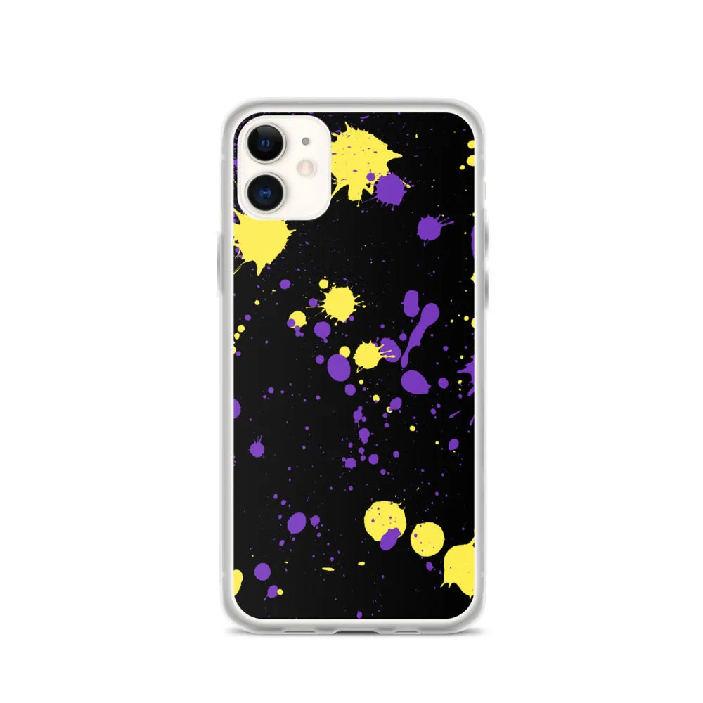 Intersex Paint Splash iPhone Case