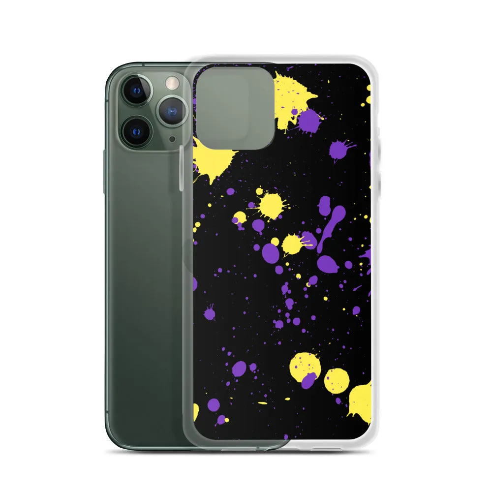 Intersex Paint Splash iPhone Case