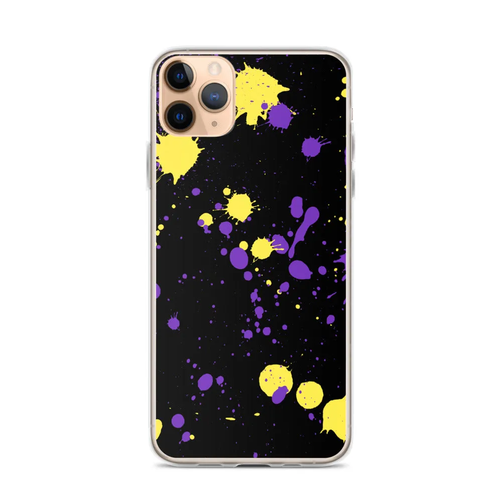 Intersex Paint Splash iPhone Case