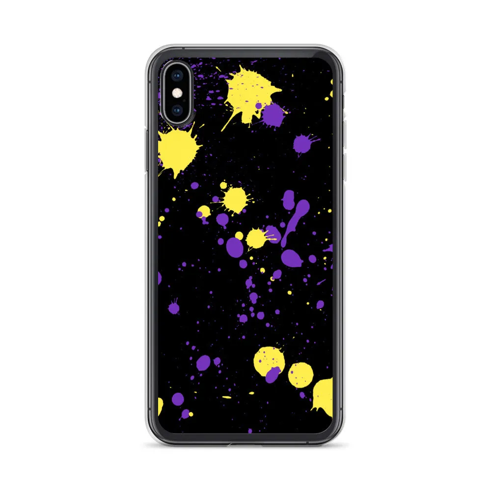 Intersex Paint Splash iPhone Case