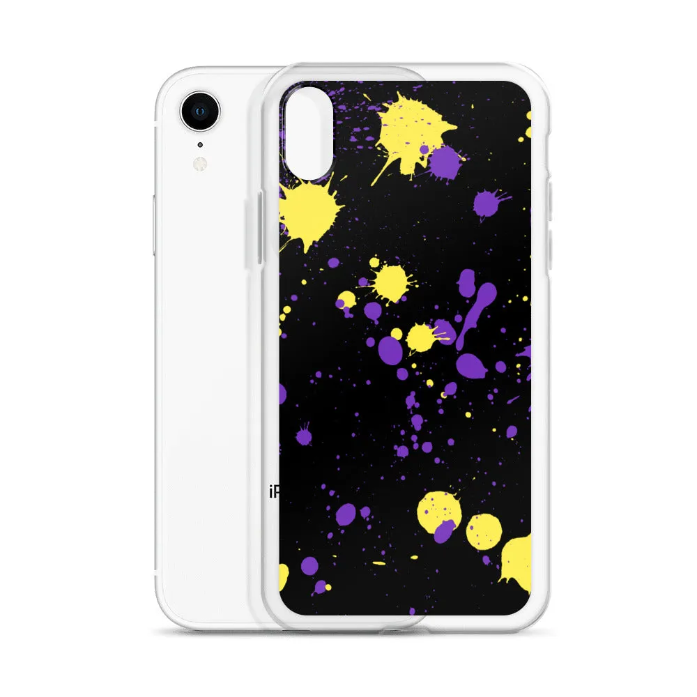 Intersex Paint Splash iPhone Case