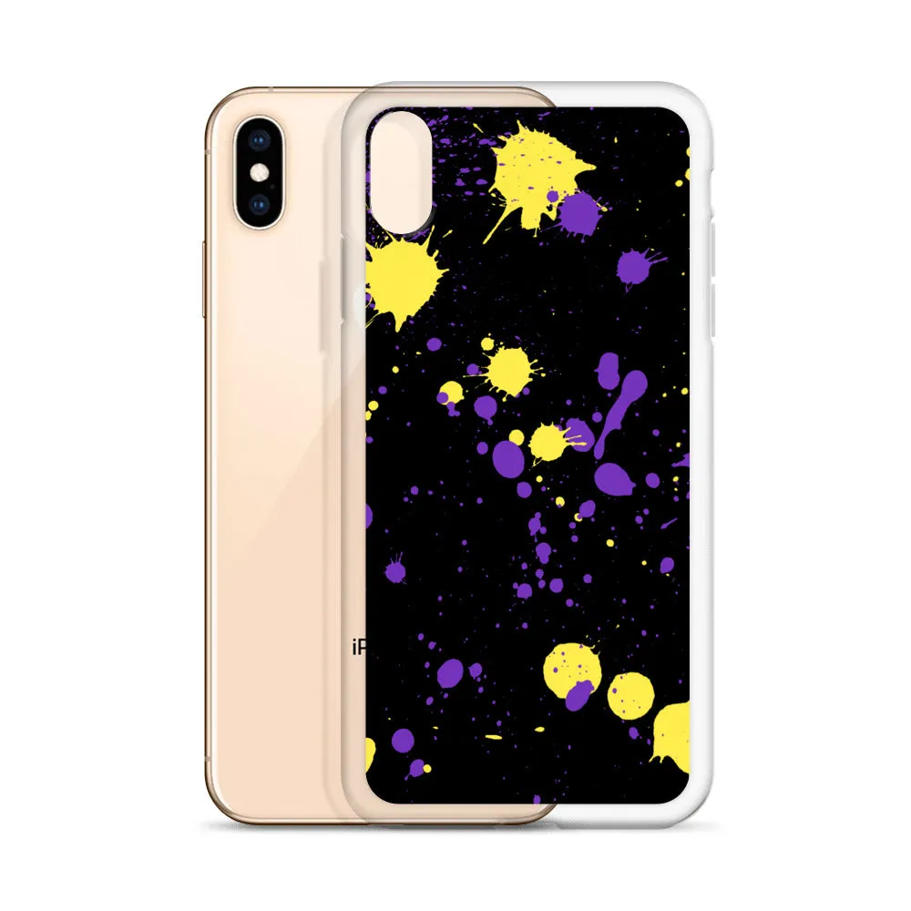 Intersex Paint Splash iPhone Case