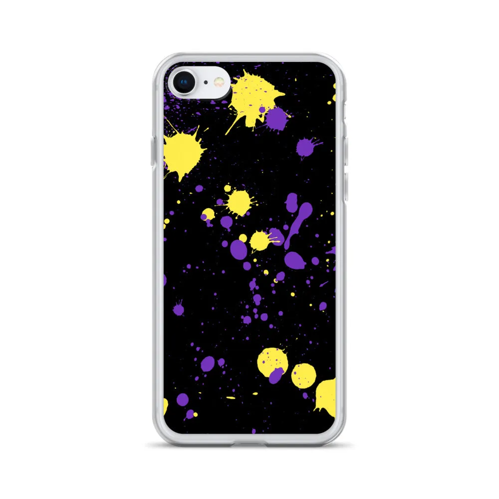 Intersex Paint Splash iPhone Case