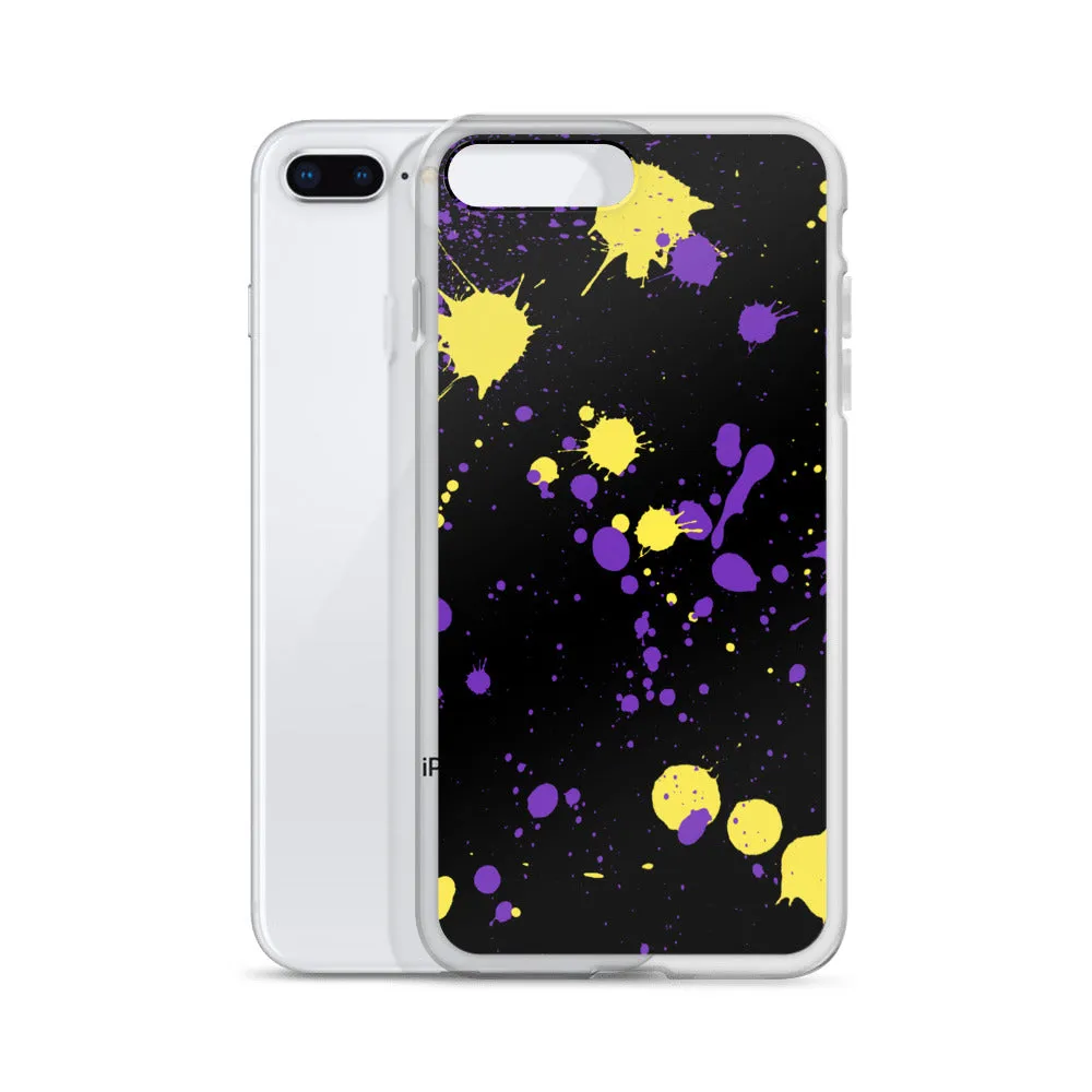 Intersex Paint Splash iPhone Case