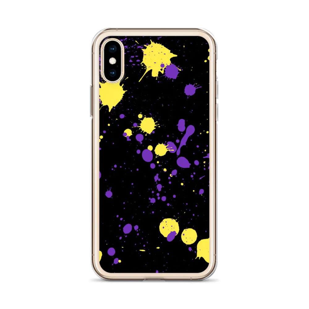 Intersex Paint Splash iPhone Case