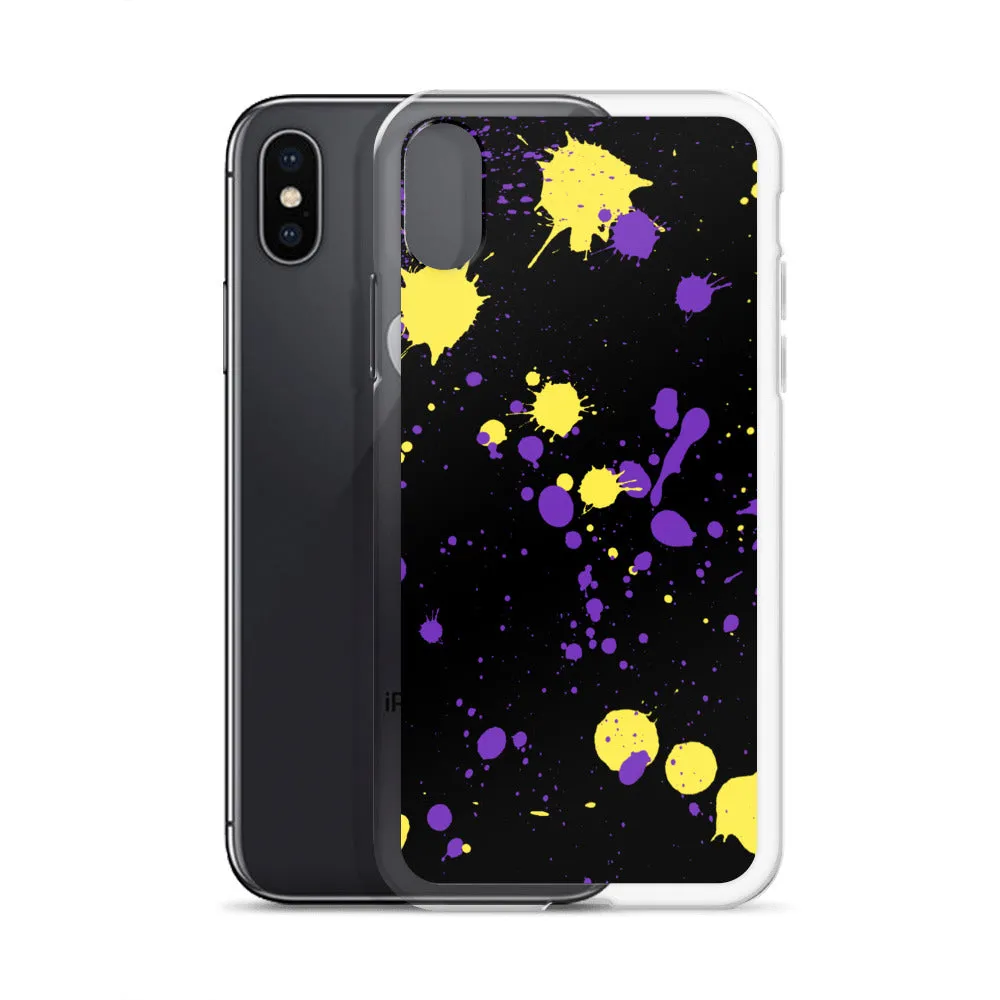 Intersex Paint Splash iPhone Case