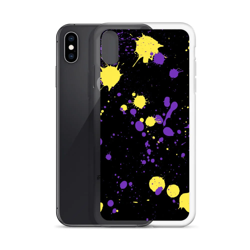 Intersex Paint Splash iPhone Case