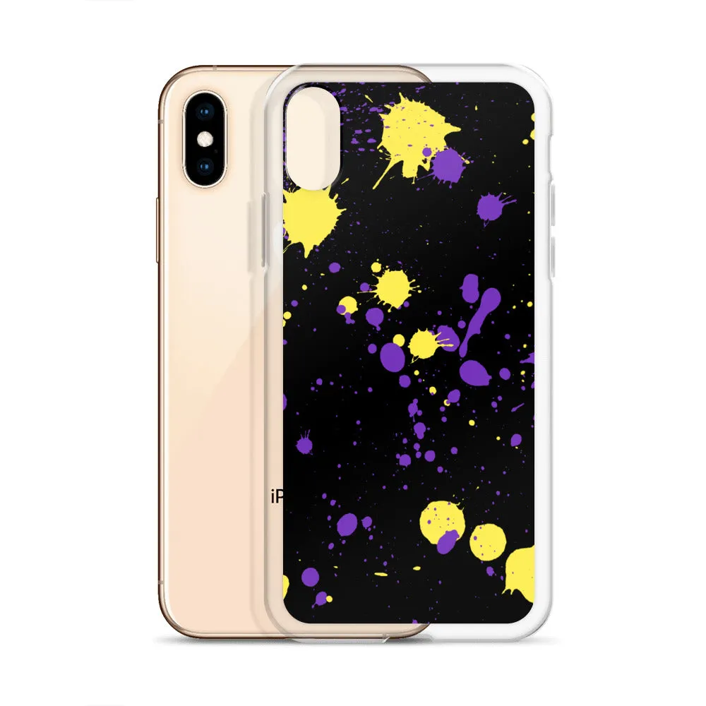 Intersex Paint Splash iPhone Case