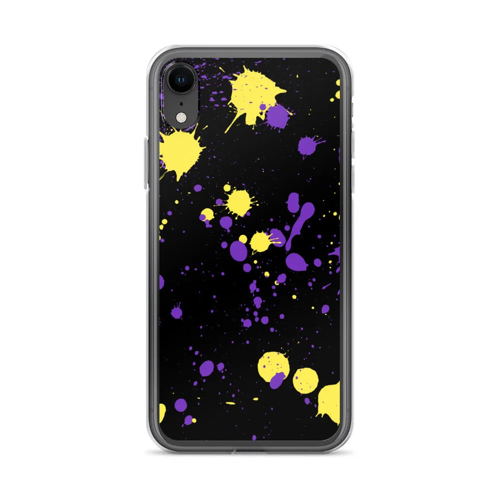 Intersex Paint Splash iPhone Case