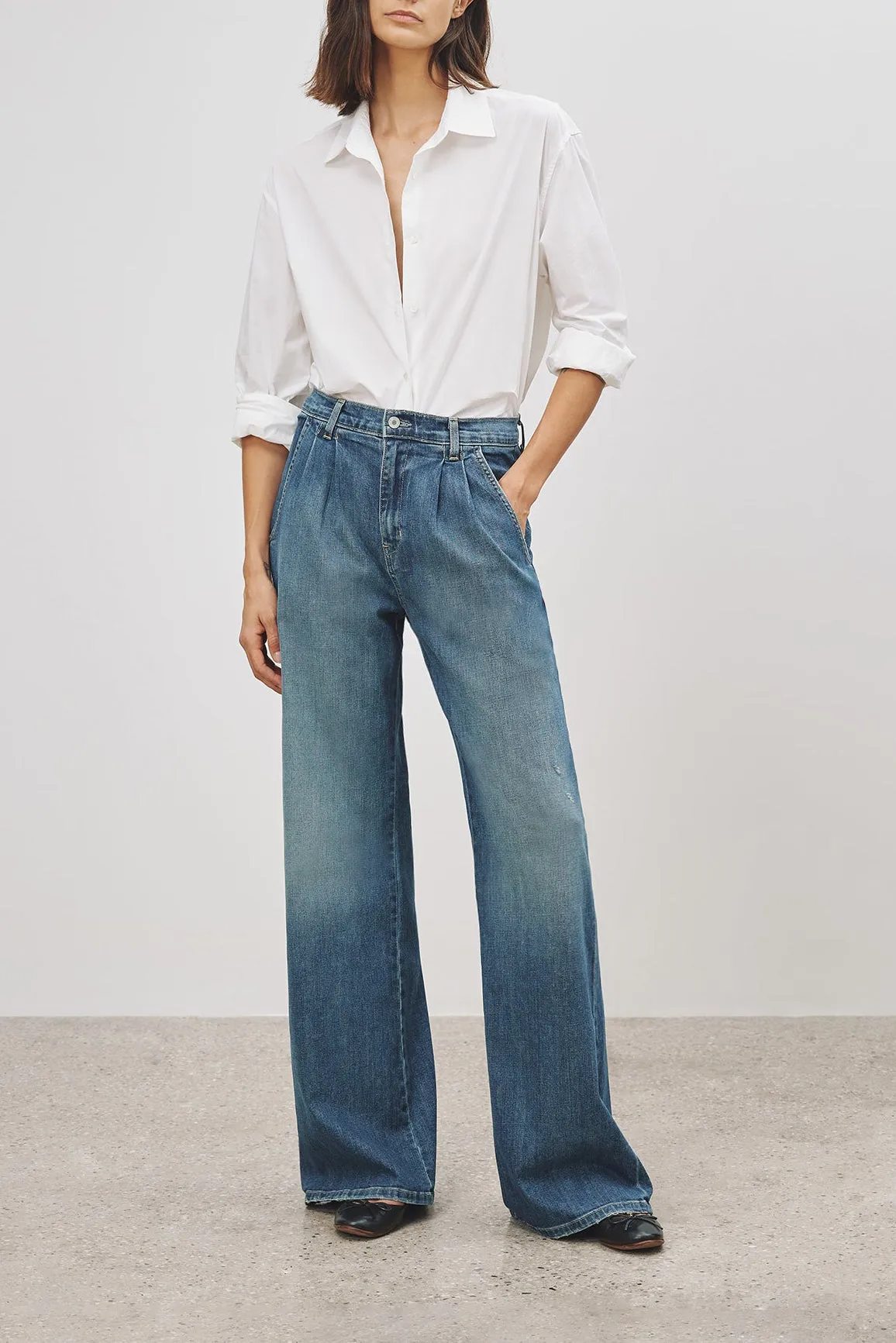 Jeans Flora in Classic Wash