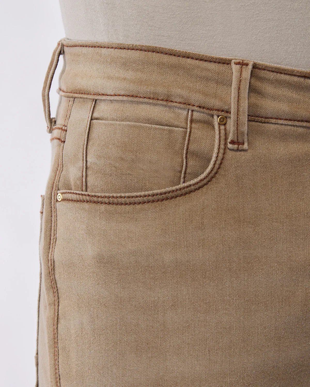 Khaki Cloud Wash Stretch Jeans