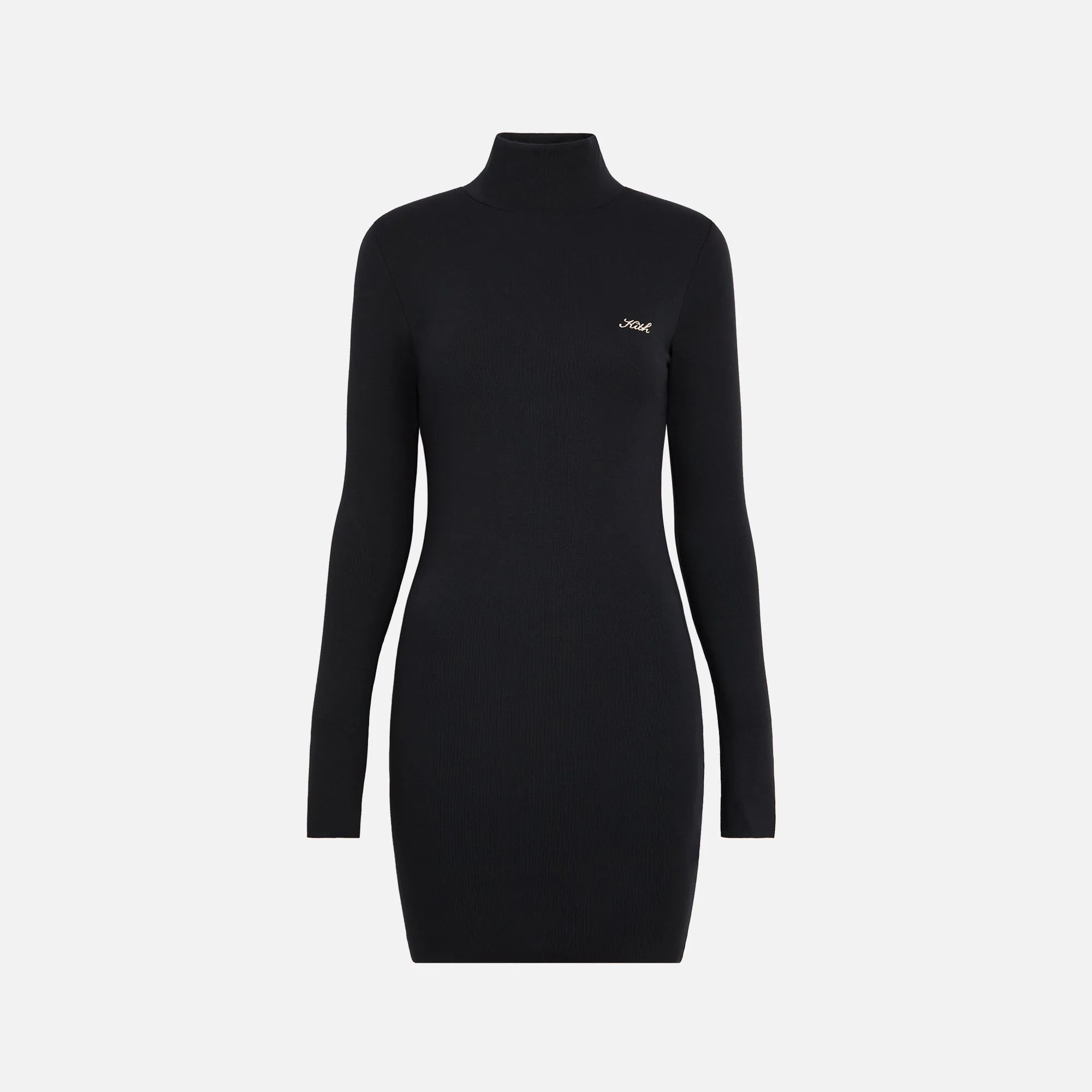 Kith Women Brier Turtleneck Mini Dress - Black