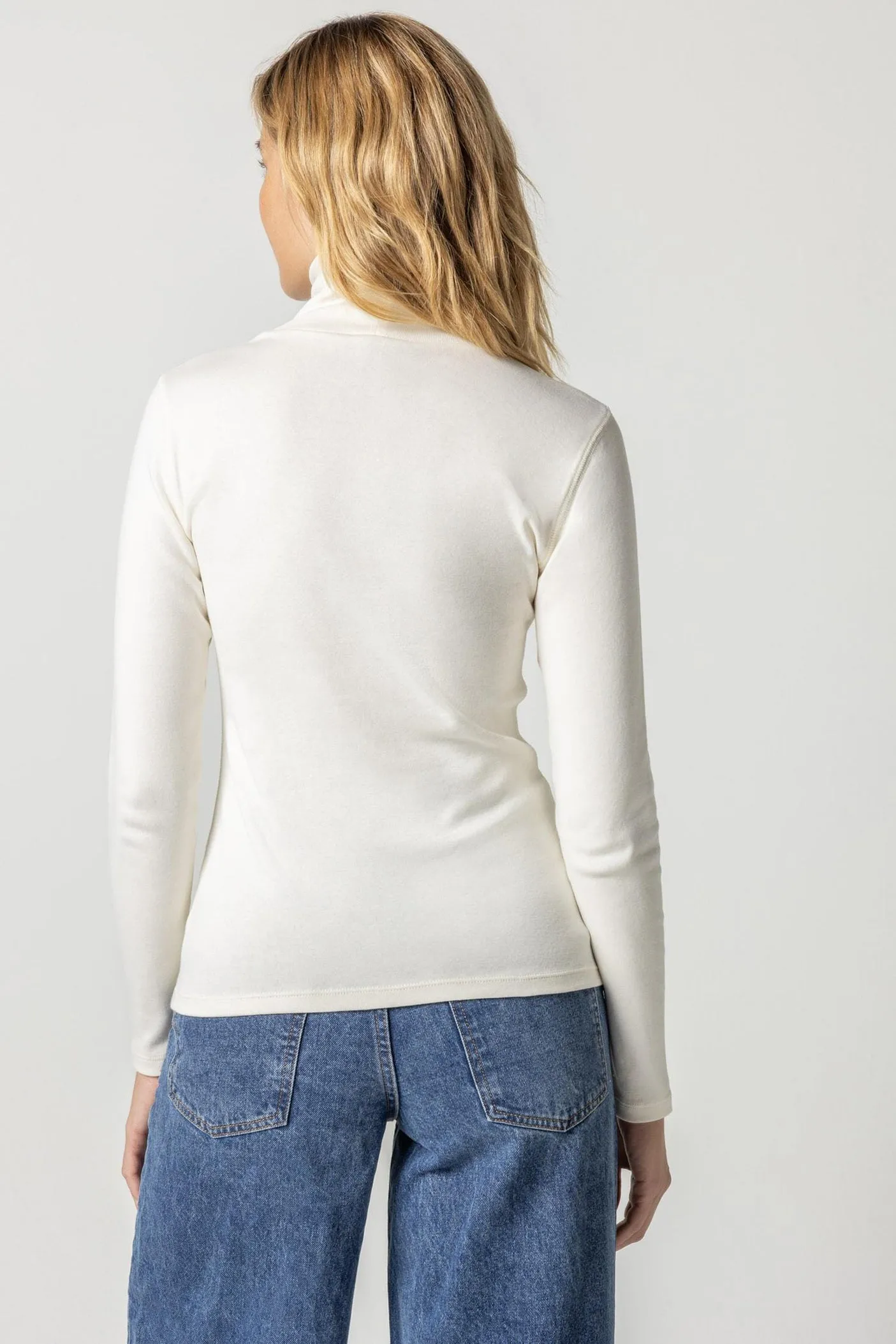 Lilla P Long Sleeve Turtleneck Tee