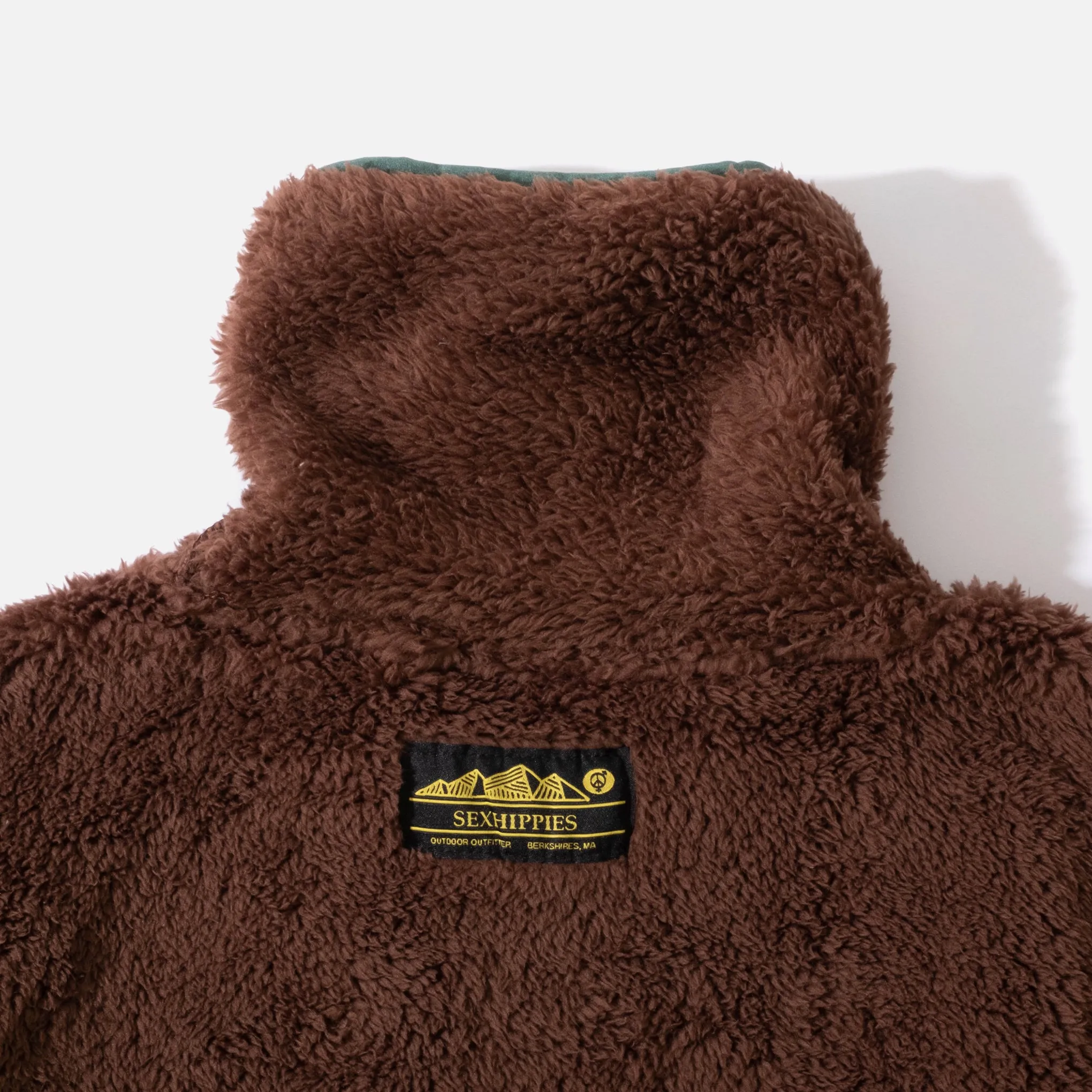 Longpile Turtleneck Fleece - Dark Teddy