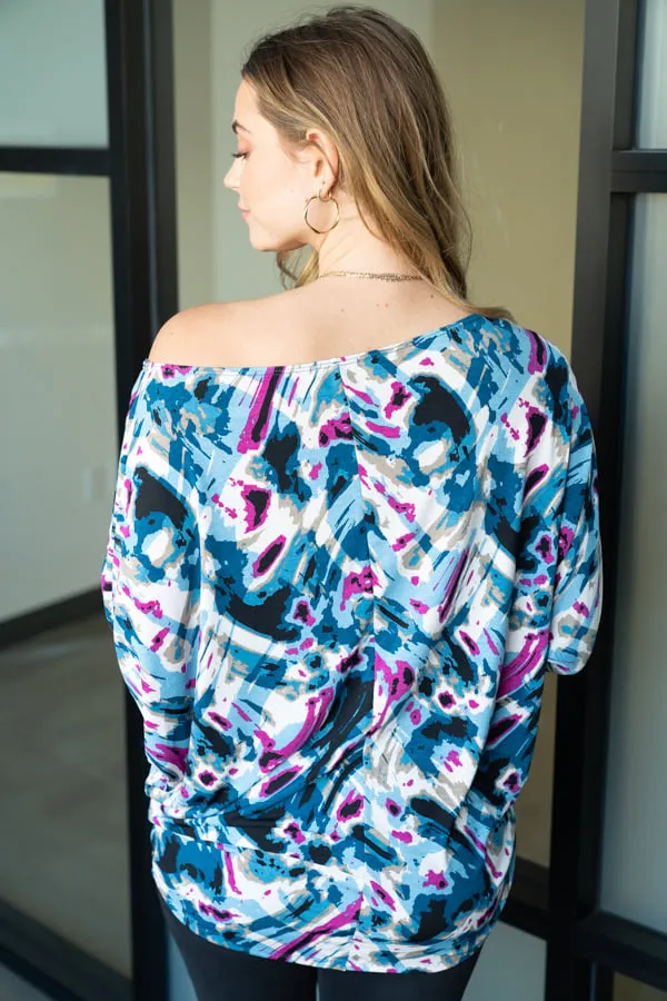 Magenta Flow Tunic