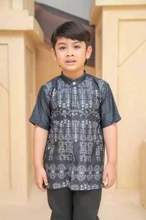 Malqaf Shirt Boy Dark Eclipse