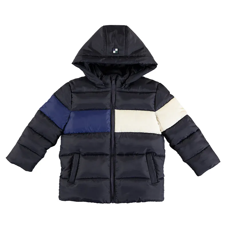 Mayoral Mini Hooded Coat _Navy 4463-86