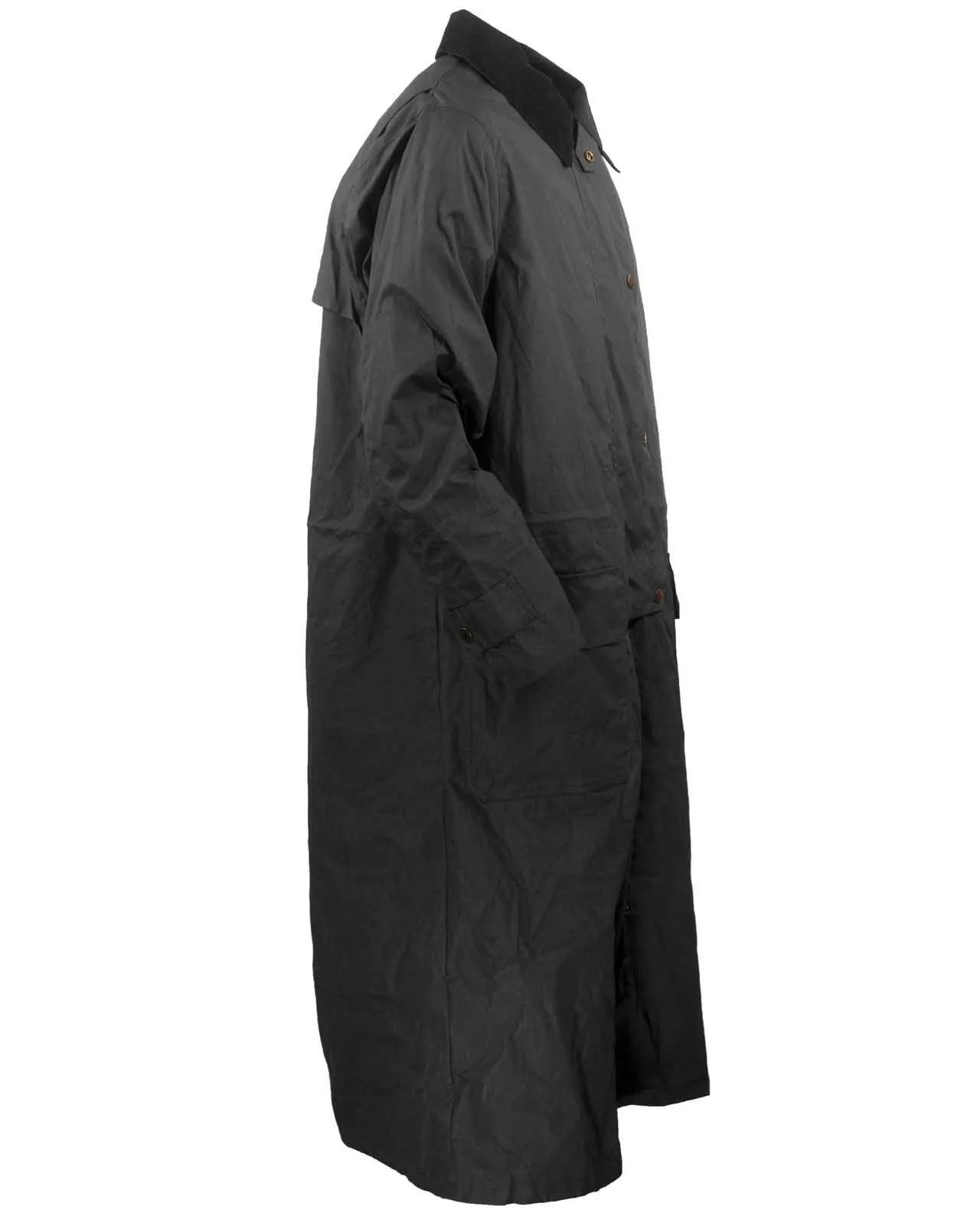 Men’s Wax Cotton Duster Coat