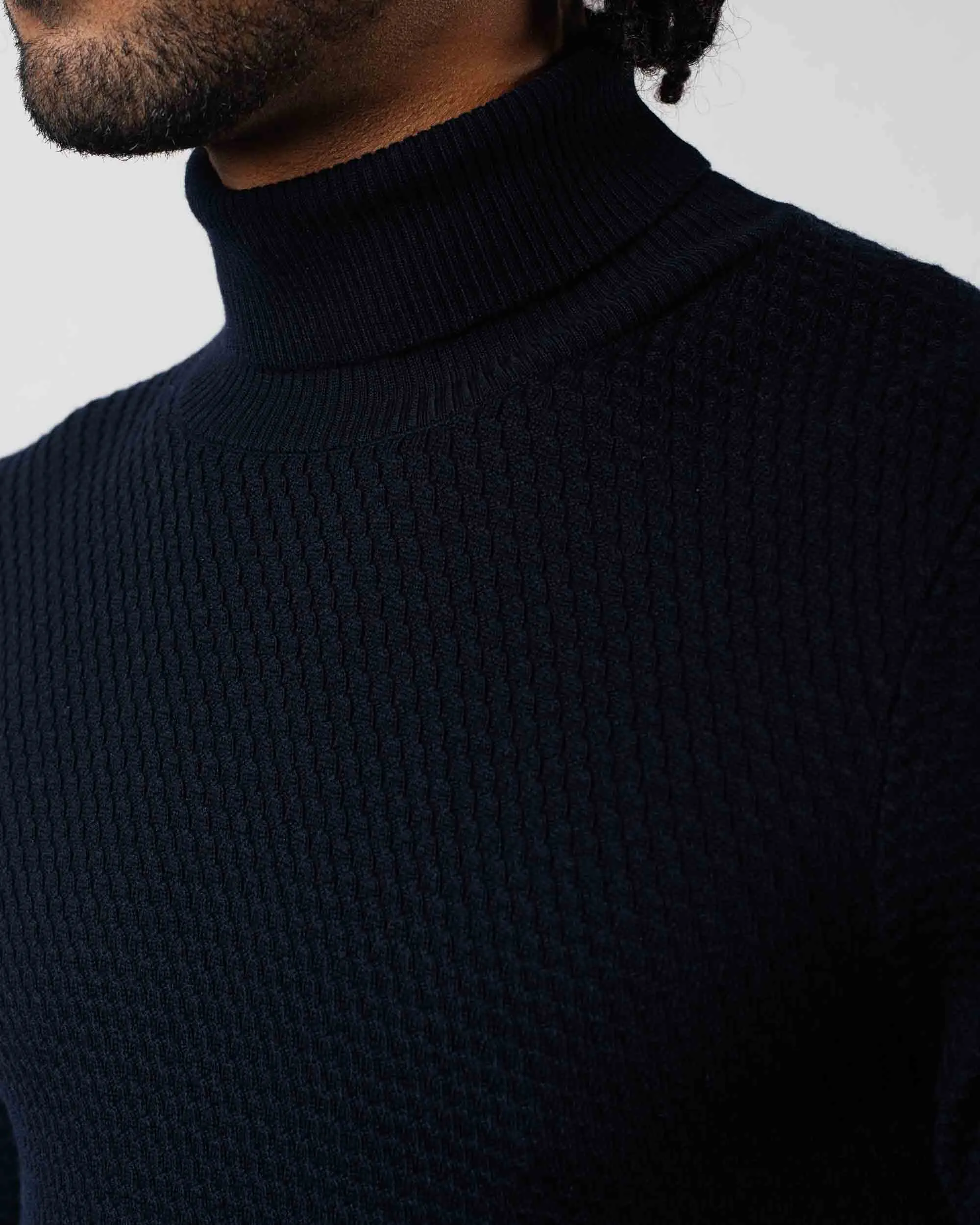 Micro Cable Turtleneck