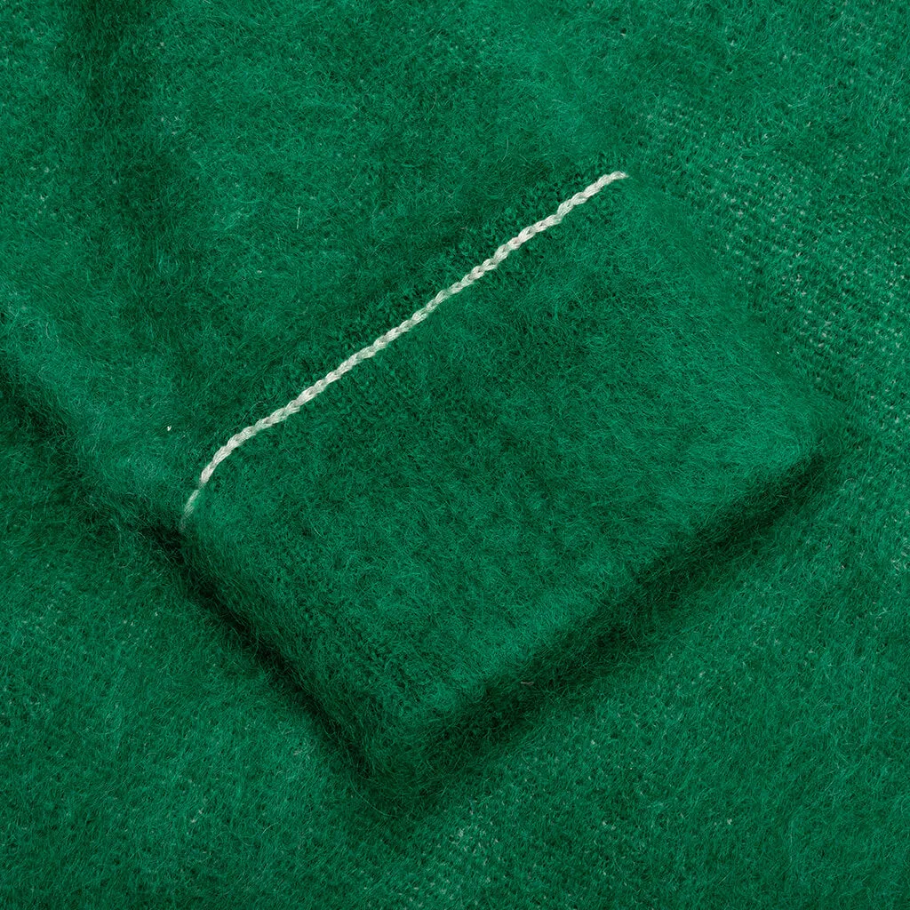 Mohair Knit Pullover - Green