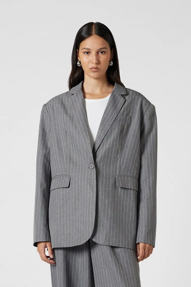 MVN Kensington Oversized Blazer - Grey