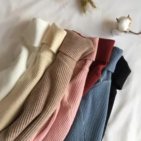 Neutral Turtleneck Sweatshirts ✨