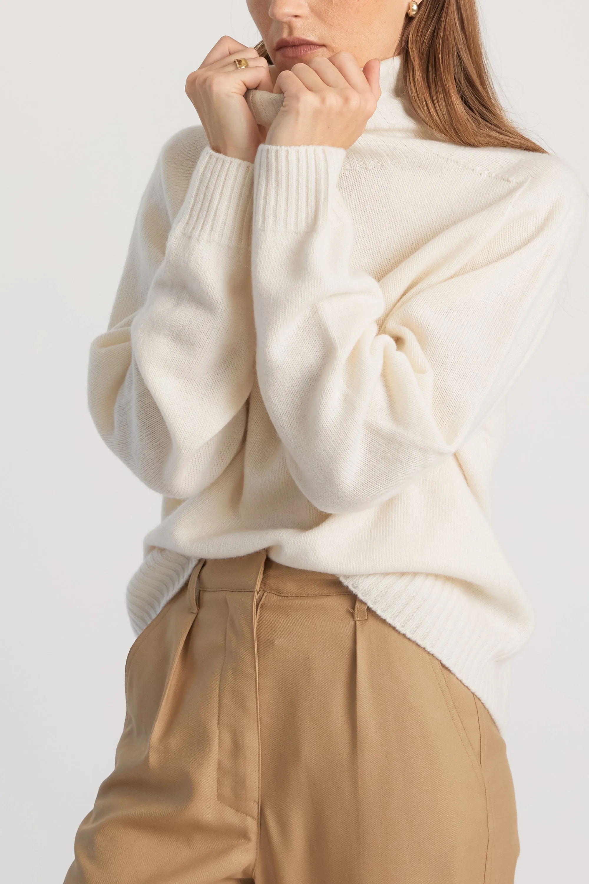 Oversized Wool Turtleneck