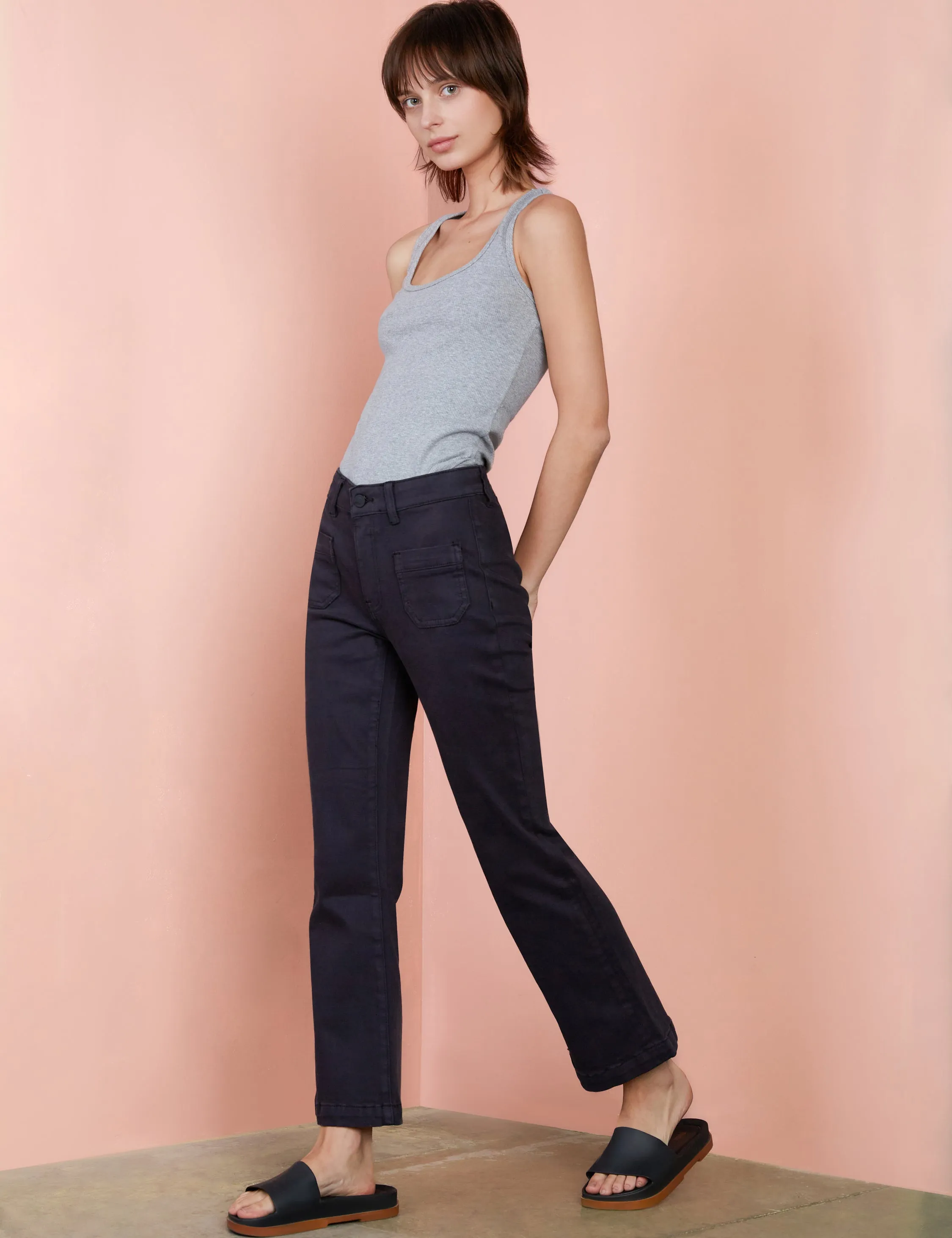 Patch Baby Cropped Flares