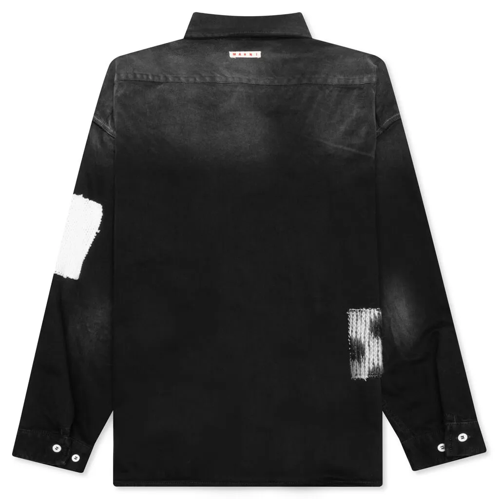 Patchwork Shirt - Black