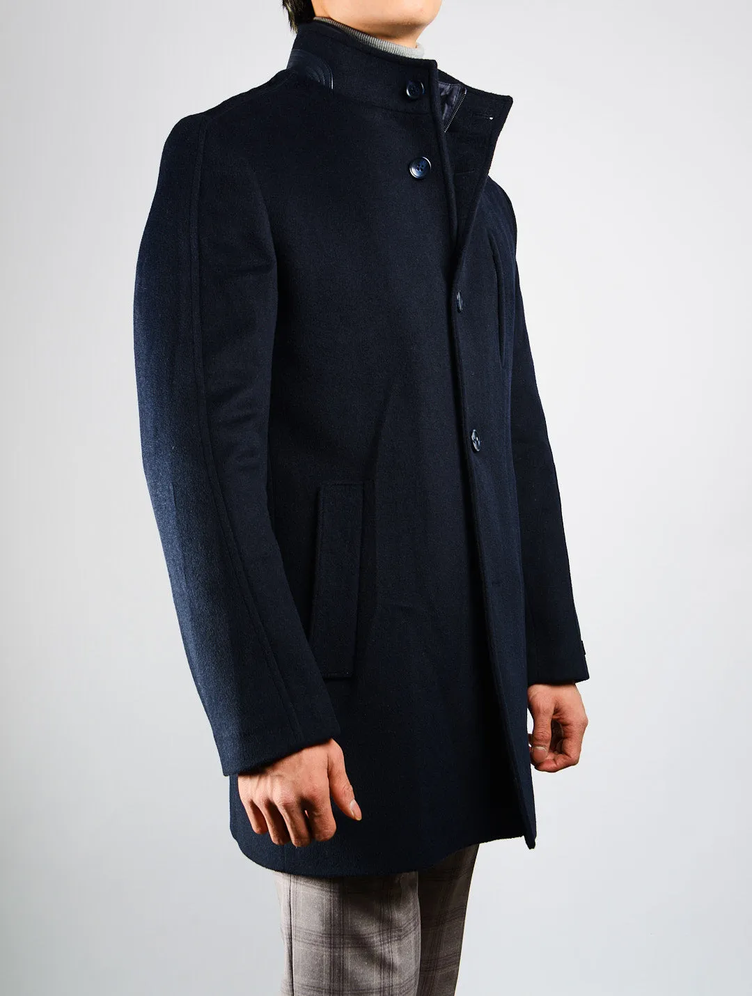 Preston Brushed Cadet Collar Coat