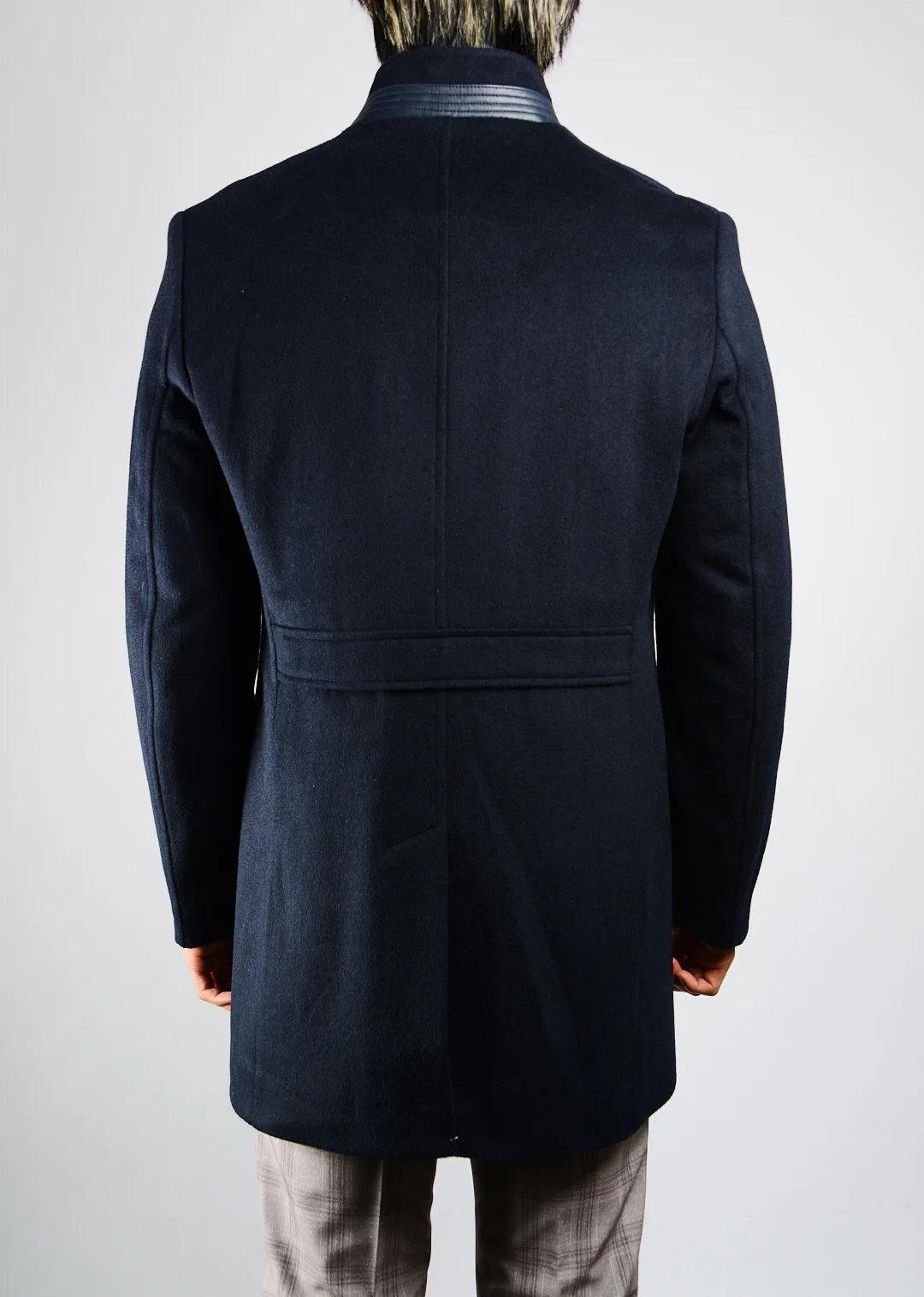 Preston Brushed Cadet Collar Coat