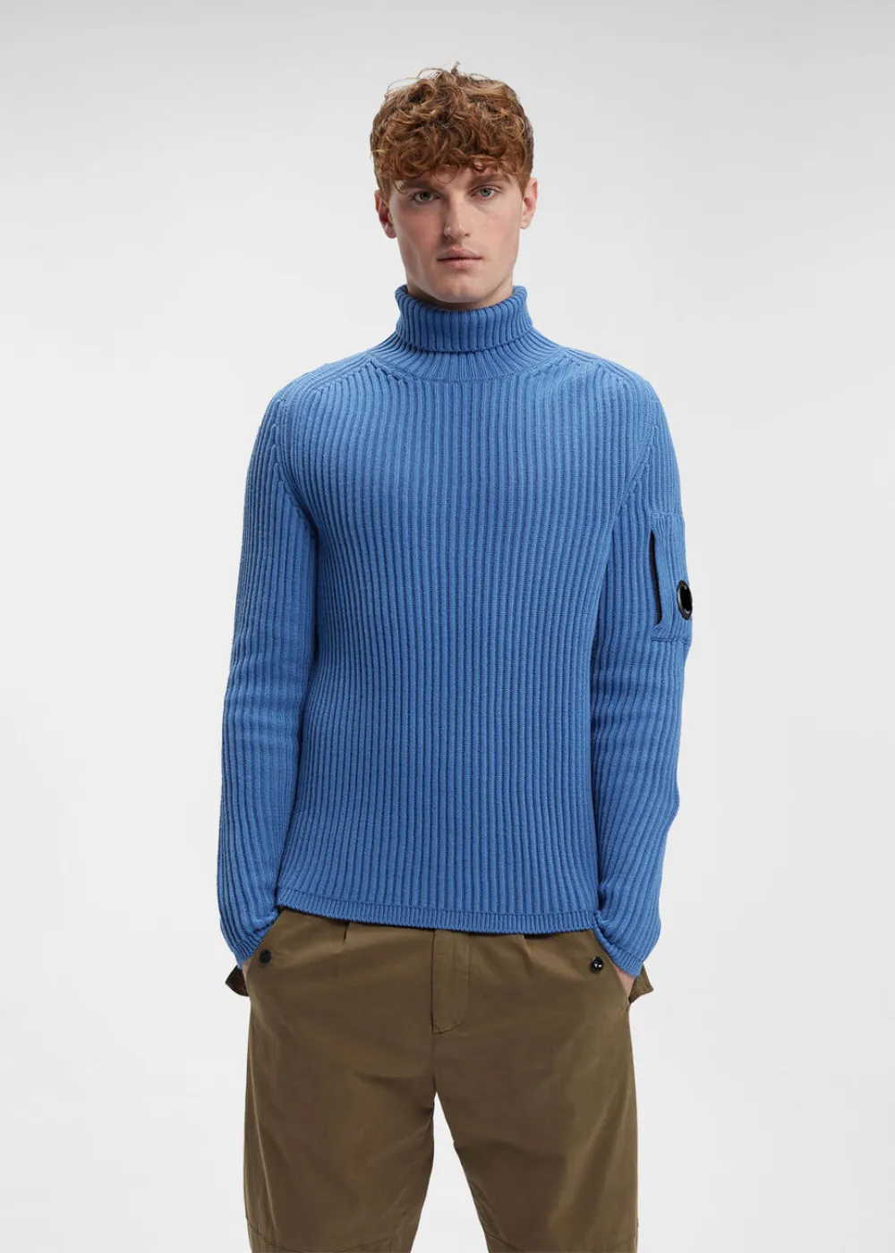 Pull C.P. Company Re-Wool Turtleneck Knit