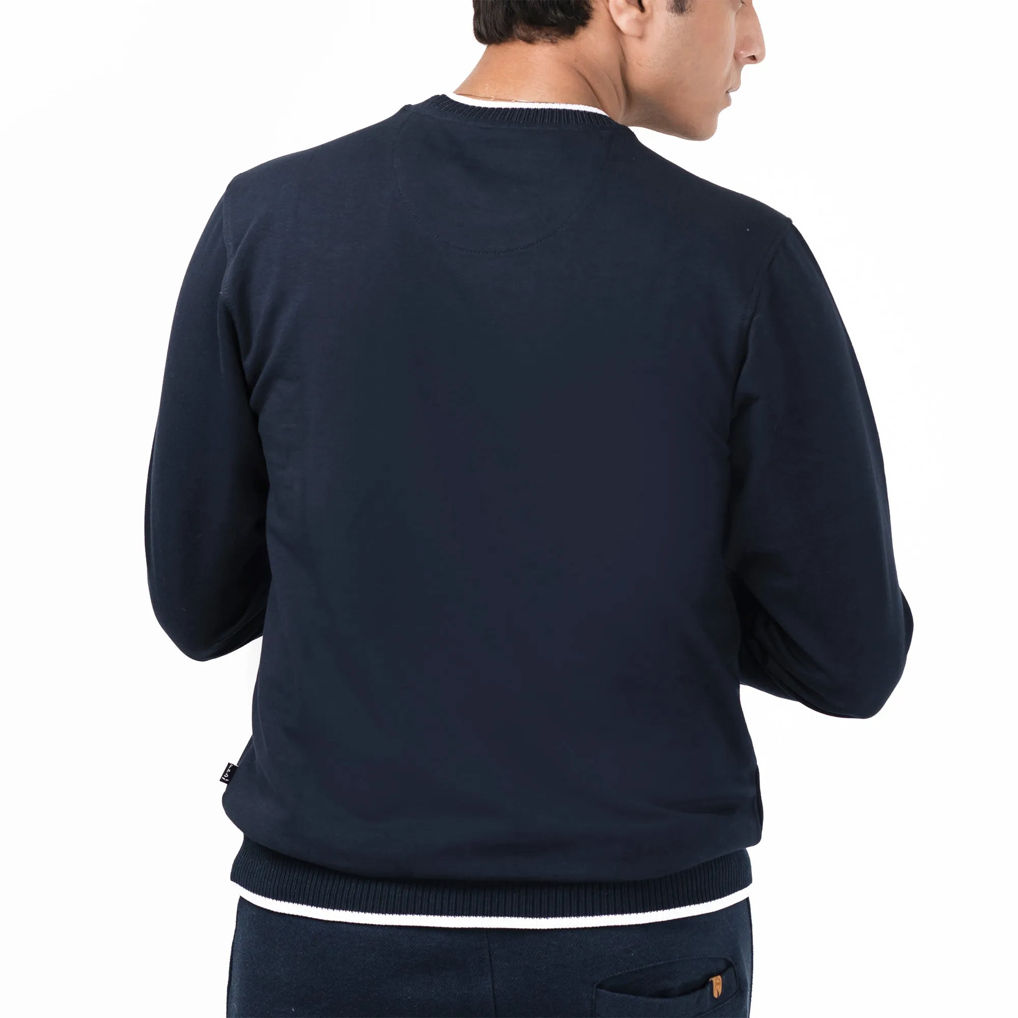 Pullover Sweatshirt-Navy