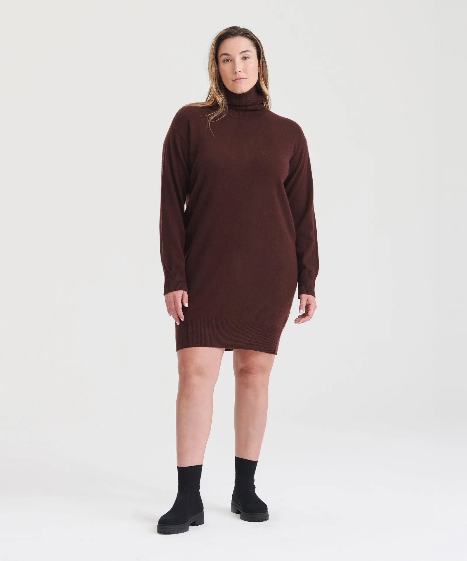 Signature Cashmere Turtleneck Dress