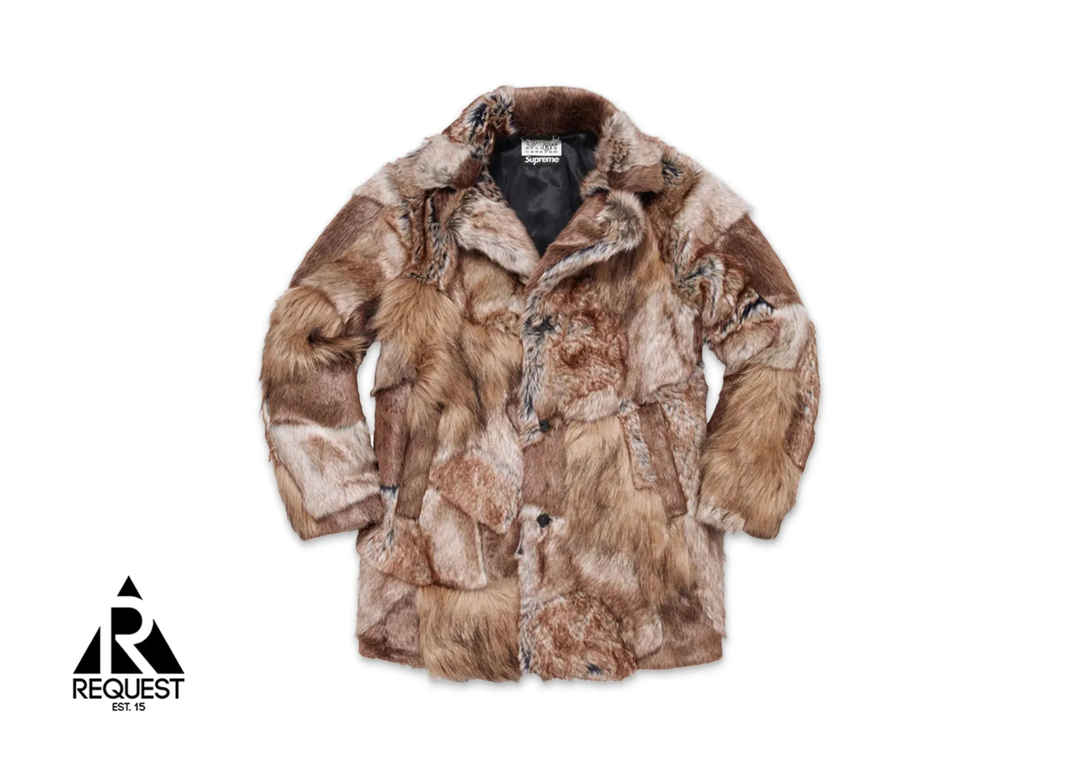 Supreme MM6 Maison Margiela Patchwork Faux Fur Coat