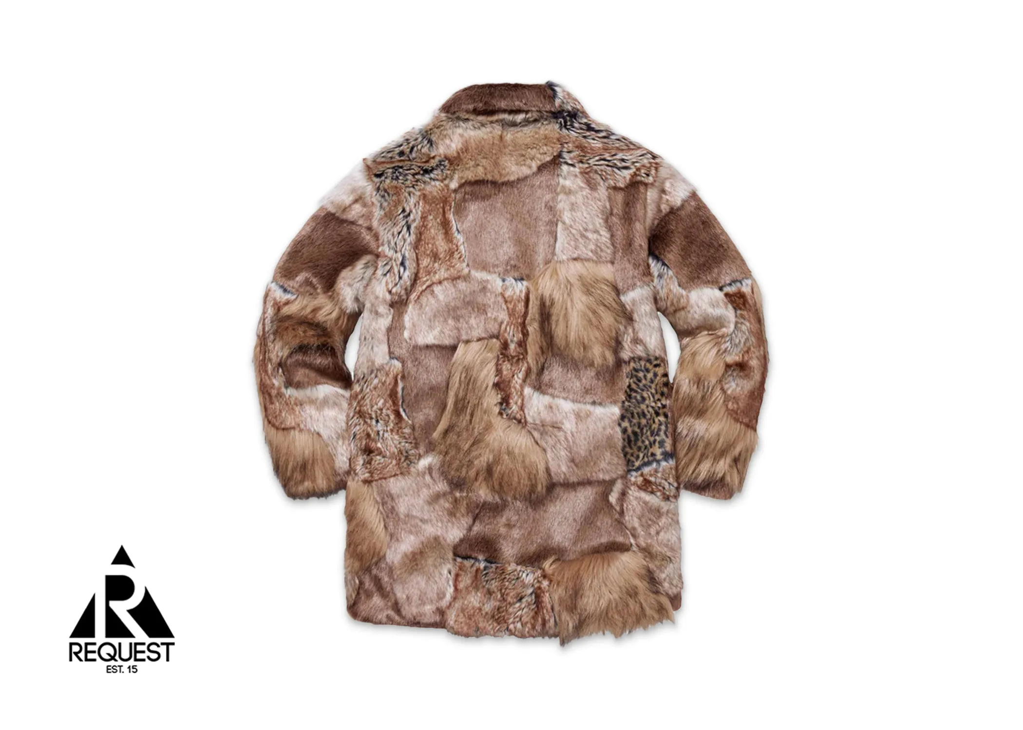 Supreme MM6 Maison Margiela Patchwork Faux Fur Coat