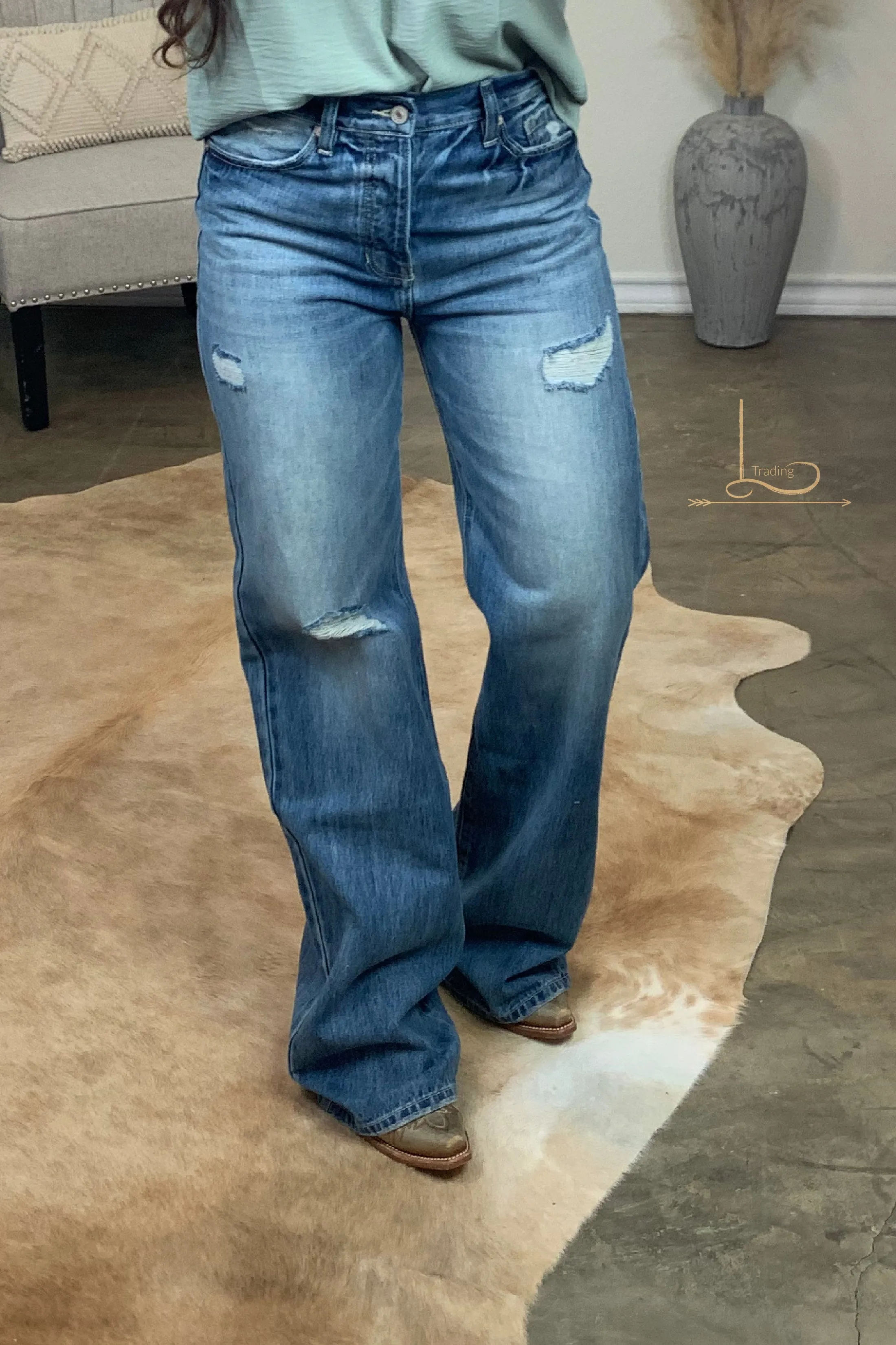 The Hank - Wide Leg Jeans