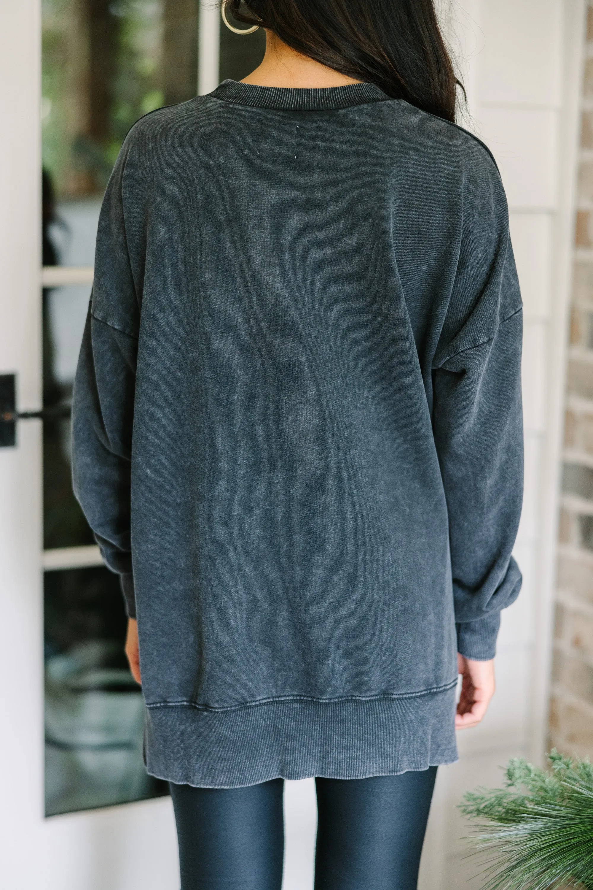 The Slouchy Black Pullover