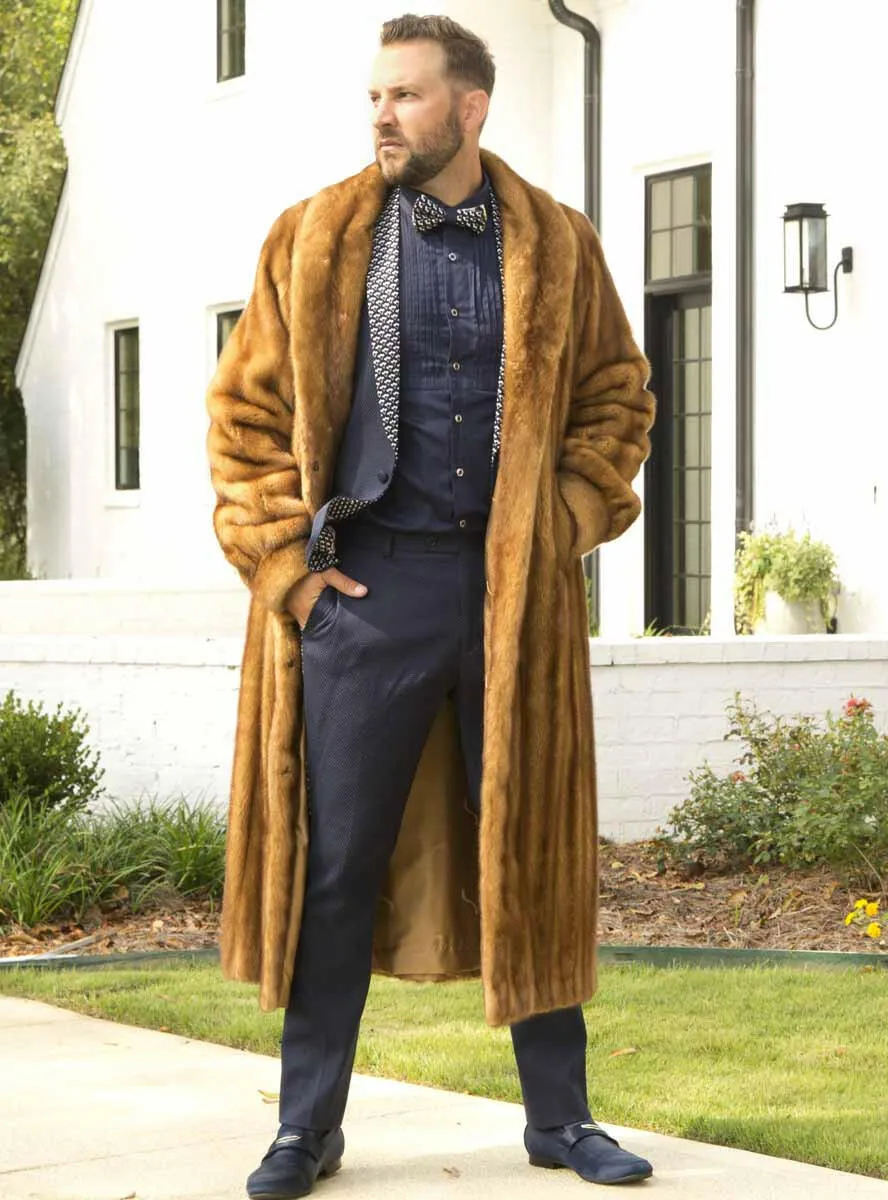 The Very Finest Men's Mink Fur Coat