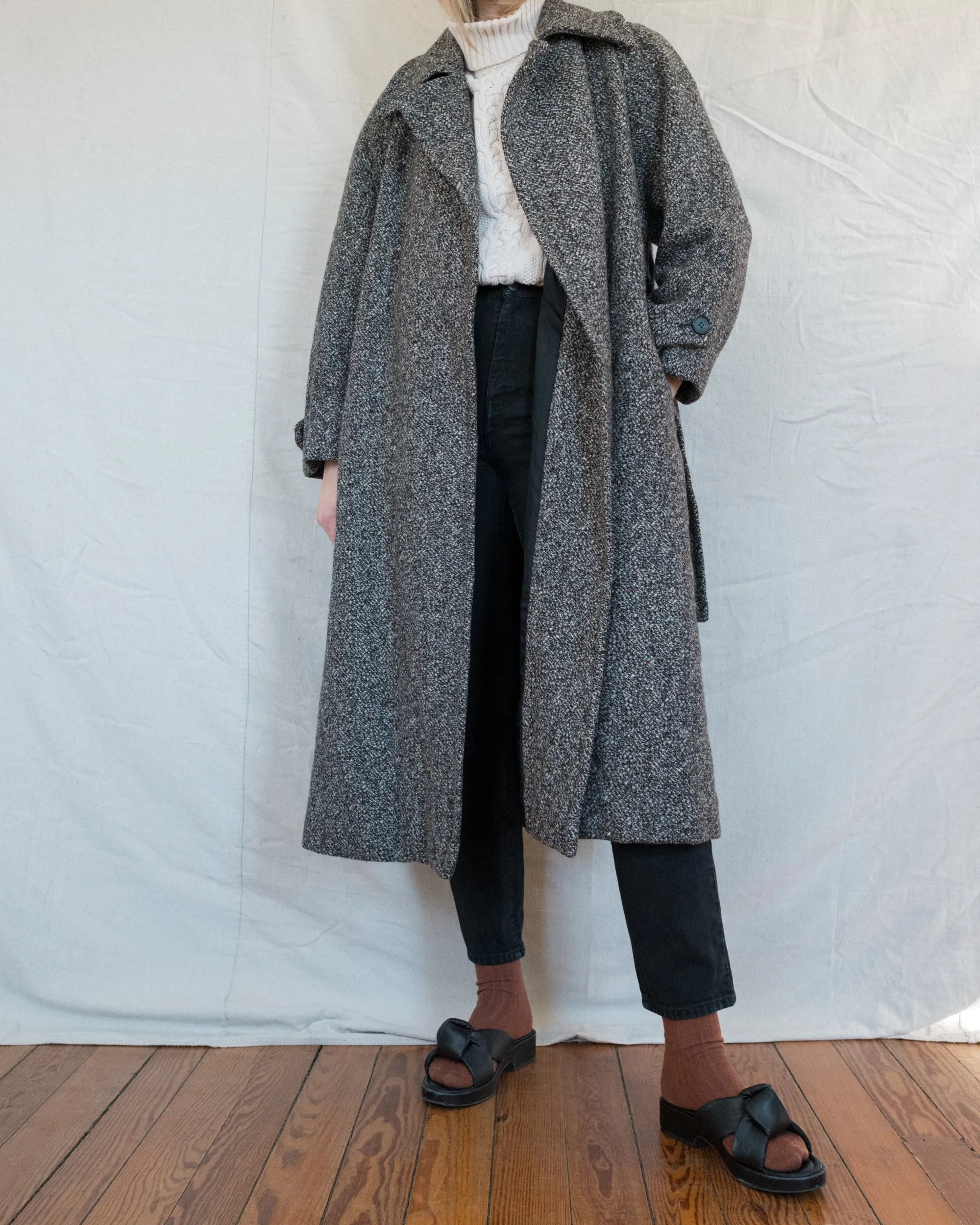 Vintage Tweed Coat (S/M)