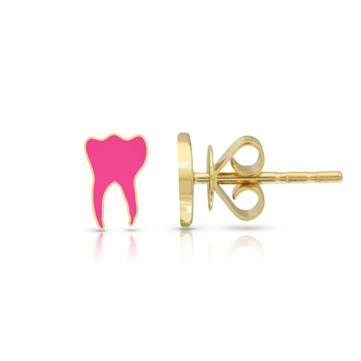 White Coat Wonders Stud Earring (SINGLE)