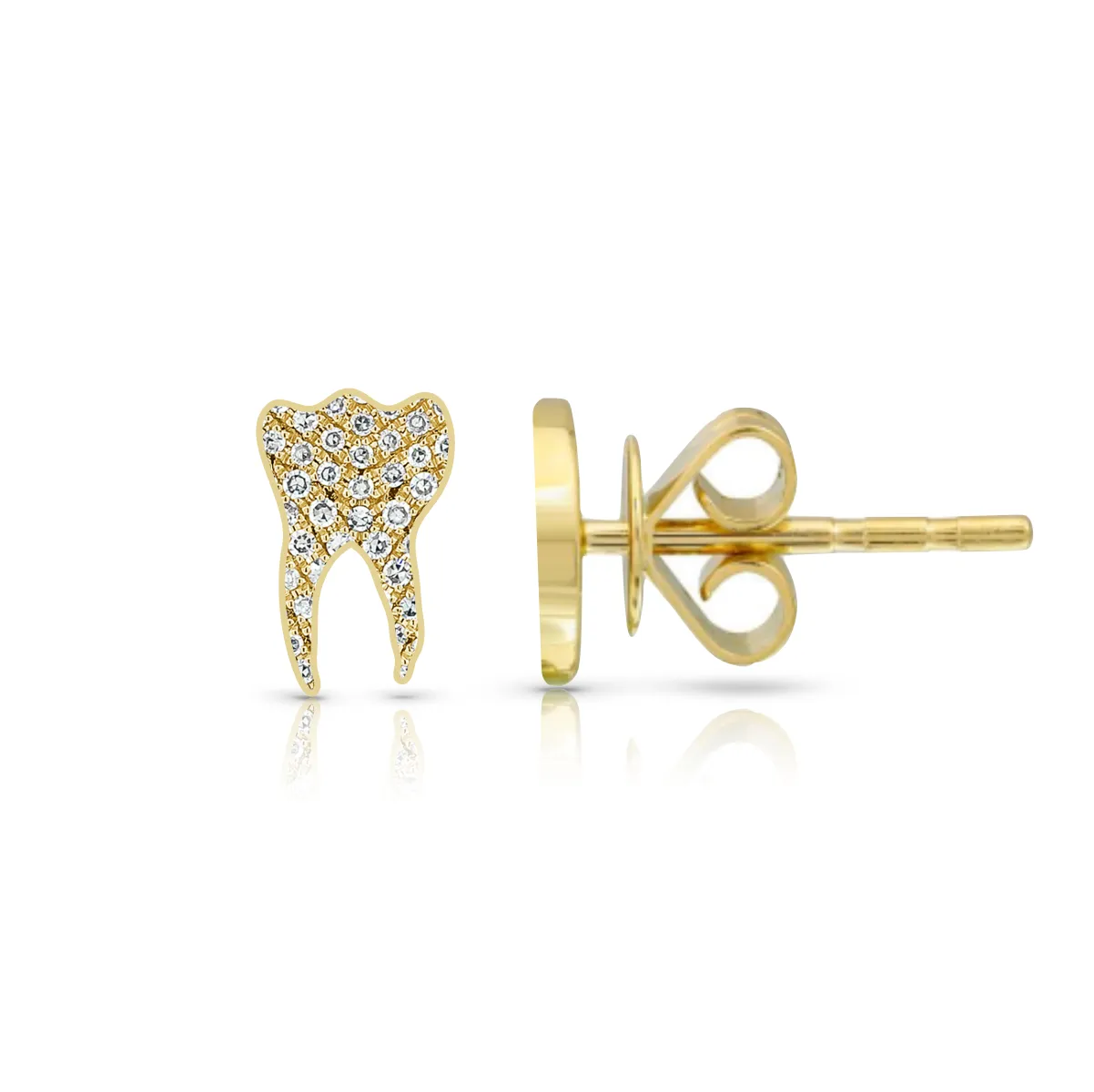 White Coat Wonders Stud Earring (SINGLE)