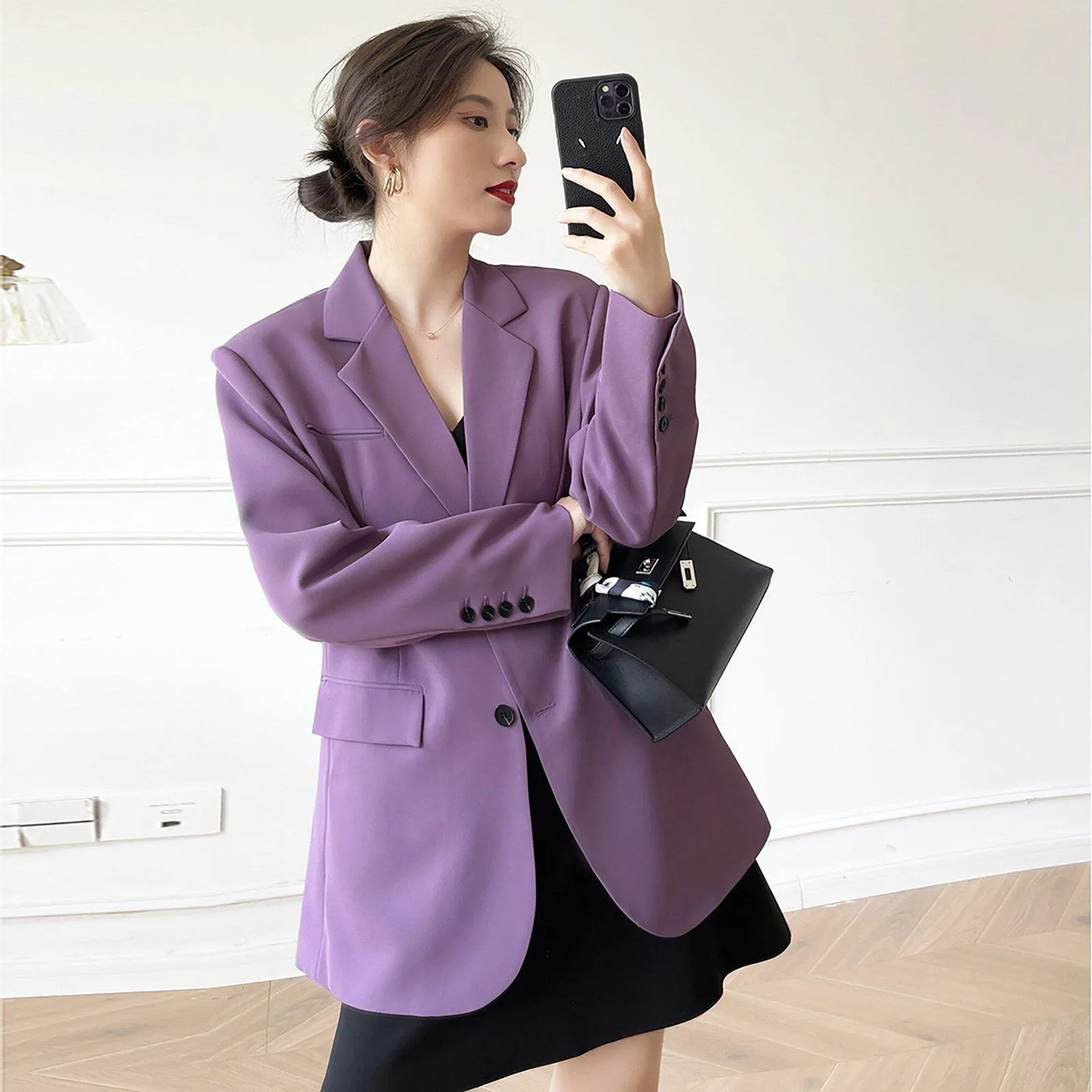 Women Blazer Coat,Oversize Suit,Purple Blazer,Black Suit Coat,Tan Blazer Jacket,Fall coat for women,Plus Size Coat,Wedding guest Suit